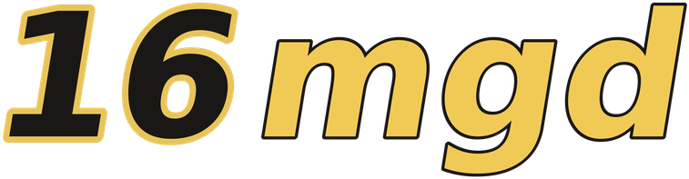 16mgd logo